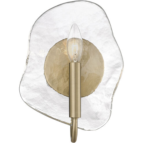 Samara 1 Light 7.75 inch Modern Brass Wall Sconce Wall Light